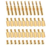 40pcs Carburetor Main Jet Kit, Including 10 Pilot Jets, 10 Main Jets, 20 Short Main Jets for PWK, CVK, PE Type Carburetors, OKO, KOSO, STAGE-6, POLINI, Carburetor Accessories