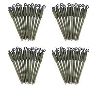 40Pcs Carp Fishing Connector Swivels PVA Tube Bags Stems Solid Bag Stems Lead Insert End Terminal Tackle Mash