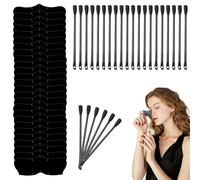 40PCS Charcoal Blackhead Remover Strips, with Spiral Head Blackhead Remover Cotton Swabs - Deep Cleansing Pore Strips for Men and Women, Tighten Pores, Control Oil, Suitable for All Skin Types