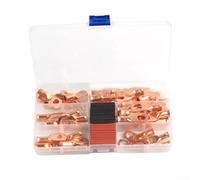 40pcs Copper Cable Lugs Kit 8-6-4 Gauge High Amp Rated
