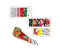 40Pcs Cotton Christmas Jelly Roll Fabric Strips - 2.5×19.6 Inch Pre-Cut Quilting Bundles for Sewing, Patchwork | DIY Cushions, Table Runners, Christmas Home Decor