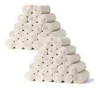 40PCS Cream White Blankets Bulk 50 X 60, Soft Lightweight Throw Blanket Kit Cozy Blankets Bulk for Bed Sofa Couch Warm Pet Fleece Blanket Set for Wedding Homeless Home Office Travel Gift for Seasons