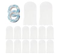40PCS Disposable Dog Boots, Waterproof Dog Socks Paws Stop Licking, Non-slip Dogs Paw Protectors with Self Adhesive Bandage, Dogs Shoes for Injured Paws, Do-g Socks for Indoor & Outdoor Walking
