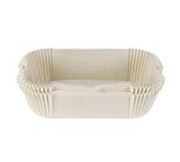 40PCS Disposable Oval Loaf Pan Liners - Cupcake Liners Bread Tin Liners, Non-Stick Silicone-Coated Greaseproof Paper Air Fryer Liner Paper for Muffins Eclairs Mini Snacks (3.9x1.18inch/10x3cm)
