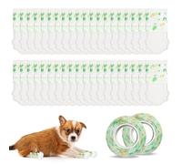 40PCS Dog Boots for Injured Paws Waterproof Dog Bandages for Paws Dog Paw Bandage Dog Socks Paws Stop Licking with Self Adhesive Bandage,Suitable for Indoor & Outdoor Walking Use (S(3-16lb))