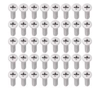 40PCS Door Latch Keep Grub Screws for UPVC Multi-Point Gearbox Fixing, M3.5 and M4.0 Mixed Set, 304 Stainless Steel, Phillips Head Screws for UPVC Door Repairs and Lock Maintenance