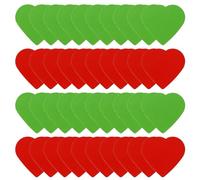 40pcs Double Sided Red Green Magnets, Heart-Shaped Flip Magnetic Dots Colored Magnetic Status Indicators for Whiteboard Fridge Office & Classroom Teaching Kitchen