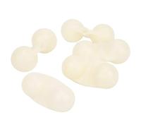 40Pcs Dual Rattle Lure Fish Portable ABS Double Rattle Sea Fishing Attractor Bell Beads Accessory for Luring Fish (White)