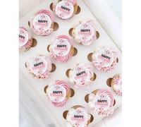 40PCS Edible Happy Retirement Cupcake Toppers New Journey Begins No Work Zone Adventure Begins Cupcake Picks Retirement Theme Farewell Birthday Party Cake Decorations Supplies pink (pink)