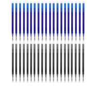 40PCS Erasable Pen Refills, Frixion Pens Refills & Friction Pen Refill - Blue & Black Erasable Ink Refill Compatible with Pilot Frixion Pens (0.5mm)