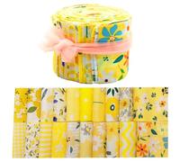 40PCS Fabric Jelly Rolls for Quilting 2.5x20 inch, Pre Cut Cotton Jelly Rolls Floral Patchwork Fabric for DIY Blanket Rug Upholstery Decoration Craft