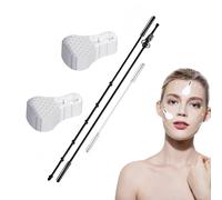 40Pcs Face Lift Tape, Including 3 Fixing Ropes, Is Instant Face Lifting Tape, Face Lift Tape Invisible with String Can Tighten Loose Skin and Help Skin Care and Makeup