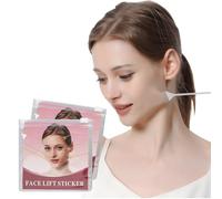 40Pcs Face Lift Tape Invisible, Transparent Elastic Lifting Tape with 8 Lifting Ropes, V Edge Patches for Sagging Skin Tightening, Makeup Beauty Tool for Women