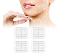 40pcs Face Lift Tape Lift Sticker for Face Waterproof Elastic Double Chin Reduce Skin Firming Face Neck Lifting Sticker Patch Makeup Tool to Hide Face Wrinkles Lifting Saggy Skin