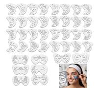 40Pcs Face Painting Stencil Kit, Face Paint Stencils | Reusable Stencils for Painting with Butterflies, Hearts and Animal Shapes for Carnival, Temporary Tattoo, Costume Makeup