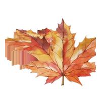40pcs Fall Leaves Napkins,Thanksgiving Leaves Decor Autumn Leaves Paper Cocktail Napkins Thanksgiving Guest Napkins for Harvest Fall Leaves Decor
