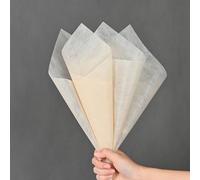 40PCS Flower Packaging Paper Translucent Milk Cotton Lining Paper For Florist Wrapping Bouquet Wedding Soft Colorful Decorative Paper