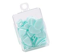 40Pcs Flower Pattern Plastomer Clips Assorted Colors for Sorting Documents and Marking Pages Colorful Stationery
