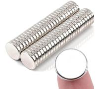 40pcs Fridge Magnets Strong, 15x3mm Neodymium Magnets Heavy Duty Large Magnets for Whiteboard, Muti-Use Round Magnets for Crafts, Refrigerator, White Board, DIY, Building, Billboard in Home, Office