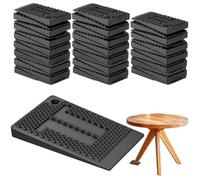 40pcs Furniture Levelers, Furniture Wedges, Flexible Plastic Shims for Leveling Furniture Wedges Levellers for Leveling Tables Chair Fridge Toilet, Wobbly Cabinet Fix, Indoor and Outdoor Use