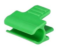 40Pcs Garden Netting Clips, Greenhouse Film Clamp Plant Cover Sheeting Fixing Clip Frame Shading Net Rod Clip, Thickened Plastic, Suitable for Diameter 11mm Pole (Green, 11mm)