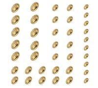 40pcs Gold Blazer Buttons Round Shaped Vintage Elegant Button Set Sewing DIY Craft Replacement Golden Buttons for Men's Women's Blazer Suits Coats Cardigan Uniform Jeans Jackets 15mm 18mm 21mm 25mm