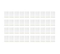 40PCS Gold Trim Linen - Feel Disposable Napkins, Elegant White Dinner Napkins with Gold Border, Soft Absorbent Paper Napkins for Wedding Reception, Cocktail Party, Family