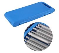 40Pcs Hex Star Spline Bit Set Tool Kit 1/2i 3/8i Drive Includes Star Bit Sockets for Screws Complete Star Bit Socket Set for 1/2 and 3/8 Drive Professional Ade Set for