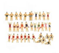 40pcs HO 1:75 Swimming People Figures for Model Railways