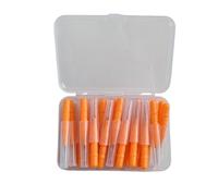 40PCS Interdental Brush Tooth Dental Toothpick Floss Braces Oral Care Cleaning Tool(Orange(1.2mm-1.4mm))