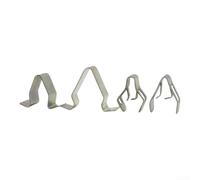 40pcs Metal Car Dashboard Trim Clips Rivets Fireproof Insulation | For automotive doors instrument panel trunk and mechanical links Four types ten pieces per type resist aging and