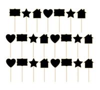 40pcs Mini Chalkboard Plant Labels for Flowers and Plants, Wooden