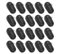 40pcs Mini Eel Bait Trap Cage, Black Plastic Fishing Feeder