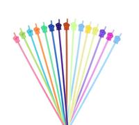 40pcs Mini Hand Pointers, 11.8in Teachers Finger Pointer Sticks Bendable Reading Guides, Classroom Teaching Aids for Kids Kindergarten Interactive Learning Reading Supplies (Transparent, Macaron)