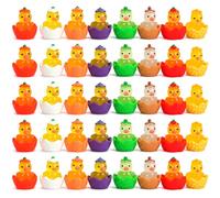 40Pcs Mini Resin Ducks, Luminous Eggshell Duck Ornament, Cute Small Ducks Figure for DIY Craft, Mini Resin Animals for Desk, Dollhouses, Aquariums & Miniature Landscape Decor