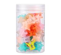 40pcs Mini Star Hair Claw Resin Hair Clips for Hair
