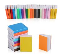 40pcs Miniature Books, 1:12 Scale Mini Dollhouse Books Assorted Colors Tiny Christmas Pretend Play Toy Doll House Decoration Accessories Gifts for Boys Girls Bedroom Study Room