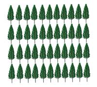 40Pcs Model Trees, Artificial Plastic Miniature Trees, Low-Maintenance Decorative Architecture Plant for DIY Crafts Building Model Scenery Landscape, Fake Tree