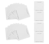 40pcs Nail Art Display Cards Paper Organising Cards for Nail Tips | White Set, for Sample Cards and Business Supplies, Easy to Carry, Simple Arrangement System for Personal Use