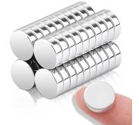 40Pcs Neodymium Disc Magnet Srong,10x3mm Small Rare Earth Magnets Round Magnets,Refrigerator Magnet for Whiteboard,Crafts Tool Storage