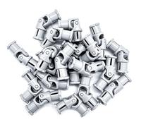 40pcs New Light Grey Universal"U" Joint 3L Compatible with legoes (61903/62520c01) Suspension & Drivetrain Robot Motor Robotics Advanced Building mindstorms EV3 NXT Part