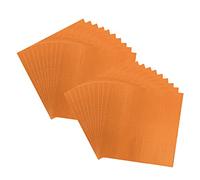 40pcs Orange Paper Napkins,33cm Disposable Serviettes Napkins Solid Colour Napkins Cocktail Napkins,2ply Party Decorative Napkins for Birthday, Wedding,Bar,Restaurant,Luncheon and Dinner Parties