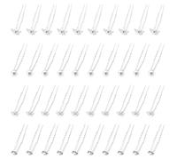 40Pcs Pearl Hair Pins Bridal Hair Accessories for Women, Wedding Bridesmaid Hair Pins, Crystal & Flower Hair Clips, Elegant Silver Hair Accessories for Women & Girls