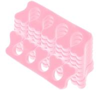 40pcs Pink Heart Shaped Eva Foam Toe Separators for Pedicure