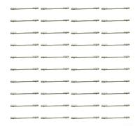 40pcs Plant Stake Connectors with Six Snap Locks Designed for 11mm Diameter Stakes, Enhances Stability for Tomato Cages and Various Growing Plants