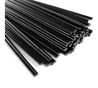 40PCS Plastic Welding Rods Black PP Welding Strips for 200mm Welder Welding Electrodes for Auto Car Bumper Repair Welding Tool(40pcs)