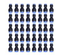40Pcs Pneumatic Reducing Connector, Straight Push in Reducer Fittings for P12-8 Air Tube, Stainless Steel Buckle with 360 Degree Rotation, High Pressure for Industrial