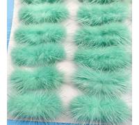 40pcs Pompom Bow Tie Set, 3x7cm DIY Hair Clip, Headdress, Corsage, Phone Case Embellishment Craft Material