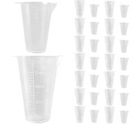 40pcs Practical Measuring Cup Spray Tool Plastic Large Capacity