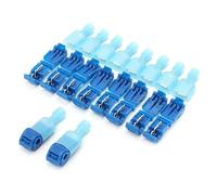 40Pcs Quick Electrical Wire Connectors Crimp Terminals for Wire Splicing and Secure Electrical Connections in 16 14AWG Wire Applications